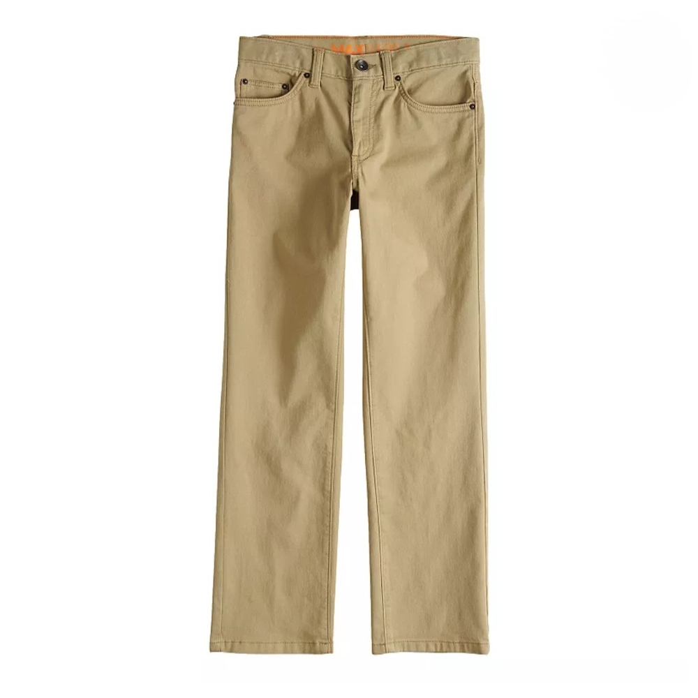 URBAN PIPELINE Boys Size 14 Beige Straight Fit Jeans